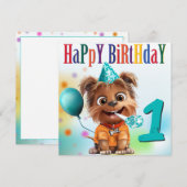 Geburtstagsparty der Hunde (Vorne/Hinten)