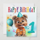 Geburtstagsparty der Hunde (Vorderseite)