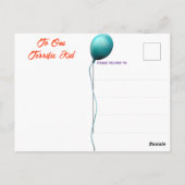 Geburtstagsparty der Hunde Postkarte (Rückseite)