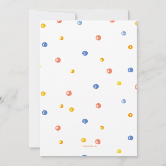 Geburtstagsparty der Katze Einladung (Rückseite)