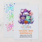 Geburtstagsparty der Kinder Einladung Niedlicher K (Vorne/Hinten)