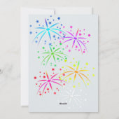 Geburtstagsparty der Kinder Einladung Niedlicher K (Rückseite)