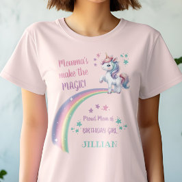Geburtstagsparty der Mama Magical Unicorn T-Shirt