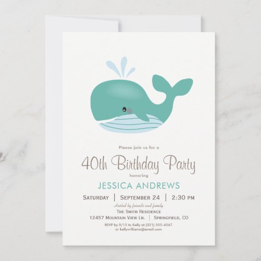 Geburtstagsparty der Nautik Einladung (Vorderseite)