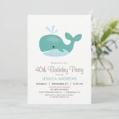 Geburtstagsparty der Nautik Einladung (Stehend Vorderseite)