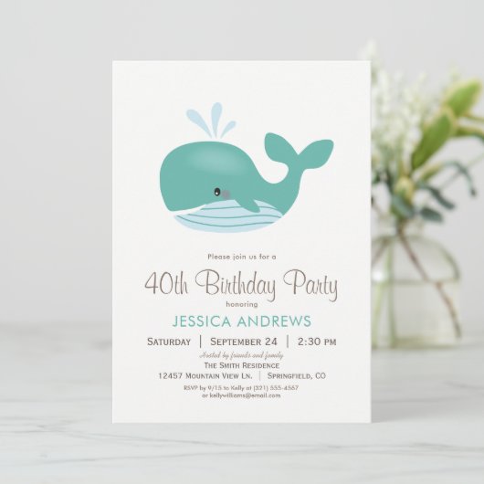 Geburtstagsparty der Nautik Einladung (Stehend Vorderseite)