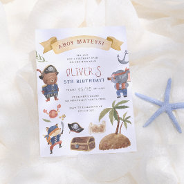 Geburtstagsparty der Piraten Einladung