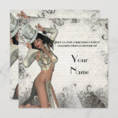 Geburtstagsparty der Silberschmiede Einladung (Vorne/Hinten)