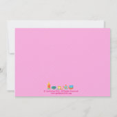 Geburtstagsparty der Töpferei Einladung (Rückseite)