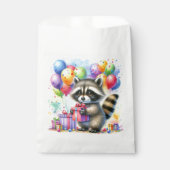 Geburtstagsparty der Waldtiere Geschenktütchen (Vorderseite)