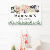 Geburtstagsparty der Wasserfarbenfarm Banner (InSitu)