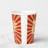 Geburtstagsparty der Zirkustiere Pappbecher (Rechts)