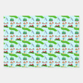 Geburtstagsparty des coolen Jungen mit dem Thema G Geschenkpapier Set (Vorderseite)