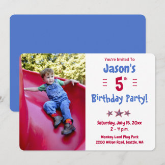 Geburtstagsparty des Fotos Einladung