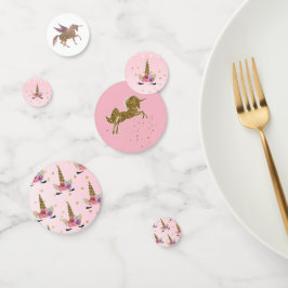 Geburtstagsparty des Glitzer Unicorn Sparkle Konfetti