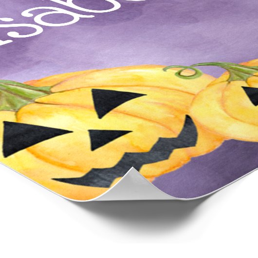 Geburtstagsparty des Kindes Poster (Ecke)