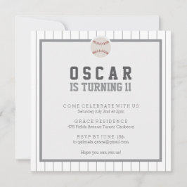 Geburtstagsparty des lassend Baseball Einladung