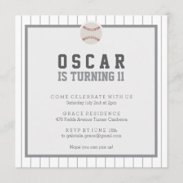 Geburtstagsparty des lassend Baseball Einladung