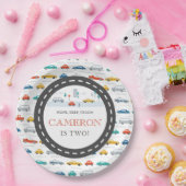 Geburtstagsparty des modernen Stadtverkehrs Pappteller (Party)