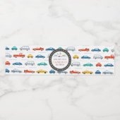 Geburtstagsparty des modernen Stadtverkehrs Wasserflaschenetikett (Einzelnes Label)