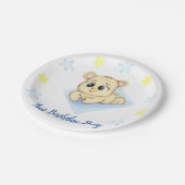 Geburtstagsparty des niedlichen Bären-Themas Pappteller (Schrägansicht)