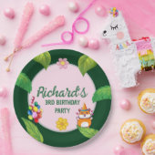 Geburtstagsparty des niedlichen Hamsters Botanical Pappteller (Party)