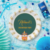 Geburtstagsparty des niedlichen Hamsters Green The Pappteller (Party)