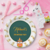 Geburtstagsparty des niedlichen Hamsters Green The Pappteller (Party)