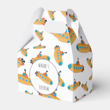 Geburtstagsparty des niedlichen U-Boots-Musters Ki