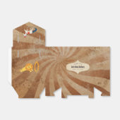 Geburtstagsparty des Vintagen Zirkus Geschenkschachtel (Ungefaltet)