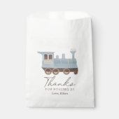 Geburtstagsparty des Vintagen Zuges Geschenktütchen (Vorderseite)