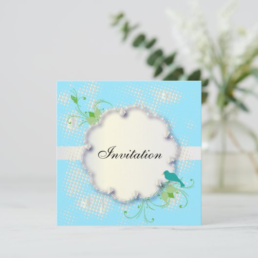 Geburtstagsparty| DIREKT Einladung (Stehend Vorderseite)