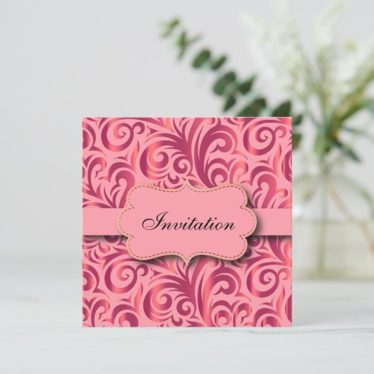 Geburtstagsparty | DIY Text Einladung (Stehend Vorderseite)