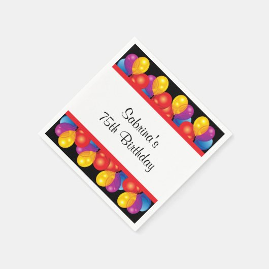 Geburtstagsparty | DIY Text Serviette (Ecke)