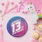 Geburtstagsparty eines coolen Jungen Pappteller (Party)