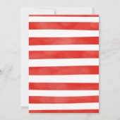 Geburtstagsparty eines Feuerwehrmanns Einladung (Rückseite)