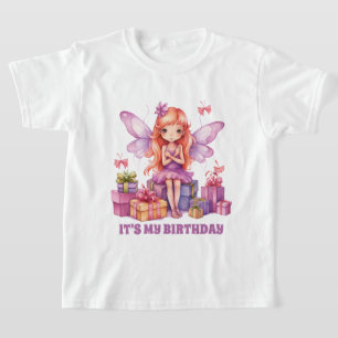 Geburtstagsparty eines niedlichen Mädchens T-Shirt
