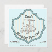 Geburtstagsparty Einladen Golf Thema Einladung (Vorne/Hinten)