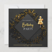 Geburtstagsparty Einladung (Vorderseite)