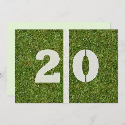 Geburtstagsparty! Einladung (Vorne/Hinten)