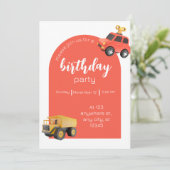 Geburtstagsparty Einladung (Stehend Vorderseite)