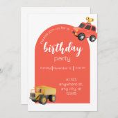 Geburtstagsparty Einladung (Vorne/Hinten)