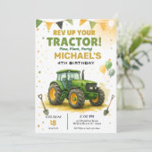 Geburtstagsparty Einladung (Stehend Vorderseite)