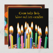 Geburtstagsparty Einladung (Vorne/Hinten)