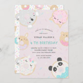 Geburtstagsparty Einladung (Vorne/Hinten)