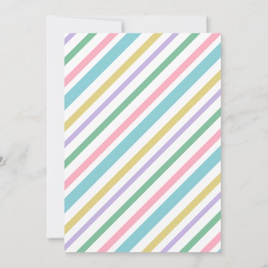 Geburtstagsparty Einladung (Rückseite)