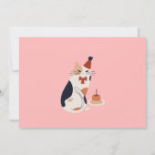 Geburtstagsparty Einladung (Rückseite)