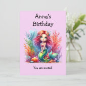 Geburtstagsparty Einladung (Stehend Vorderseite)