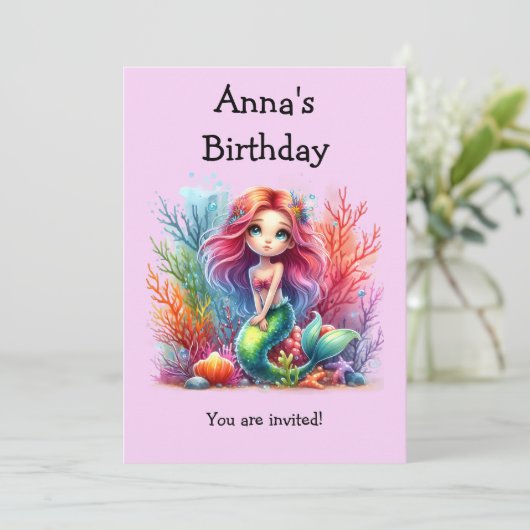 Geburtstagsparty Einladung (Stehend Vorderseite)