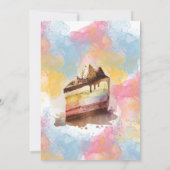 Geburtstagsparty Einladung (Rückseite)